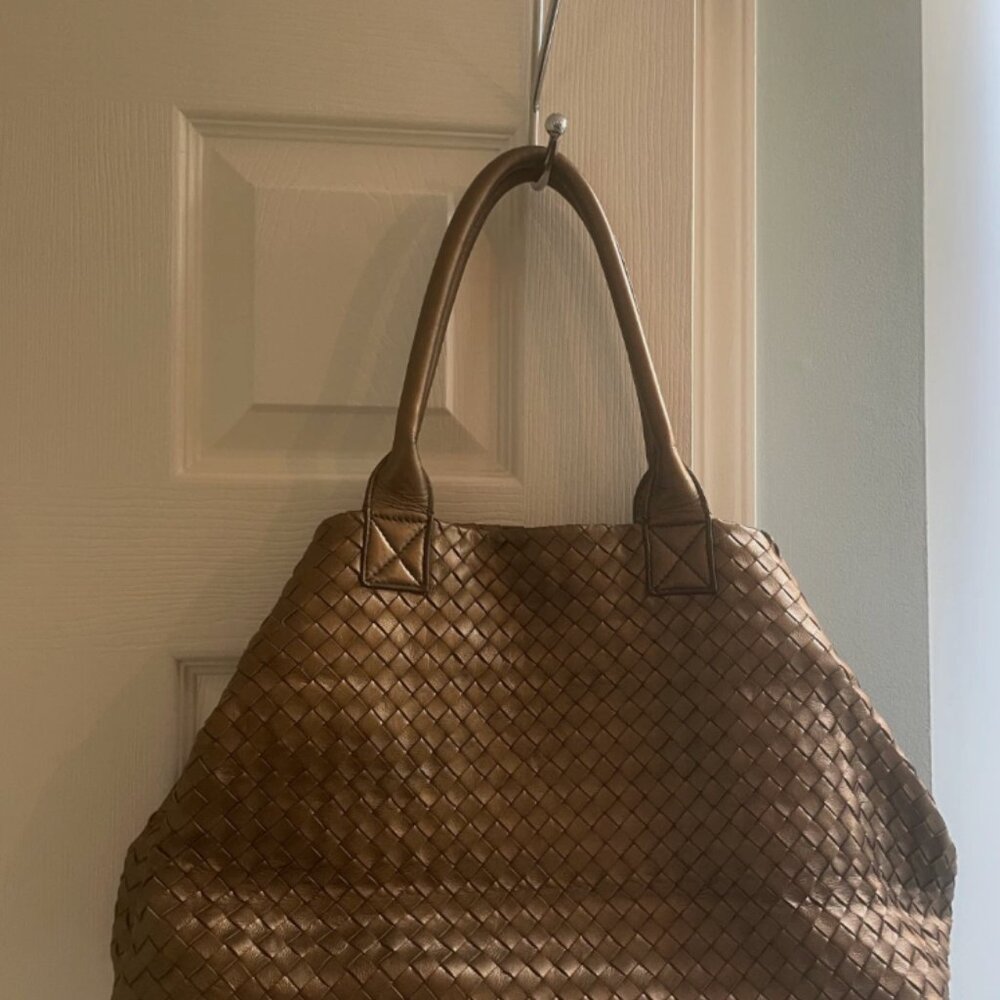 Brown Leather tote bag Authentic Cochini Italy - Picture 4 of 4